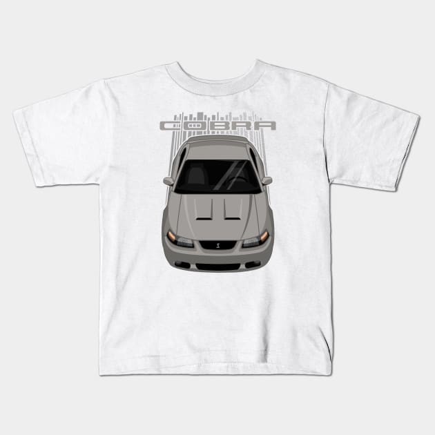 Mustang Cobra Terminator 2003 to 2004 - Grey Kids T-Shirt by V8social